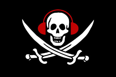Music piracy (image compiled from Wikimedia.org)